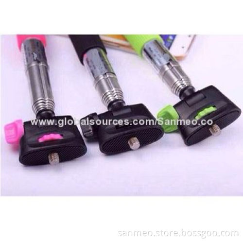 Wireless Mobile Phone Monopod, Compatible with iOS and Android Dual-system, Stainless Steel